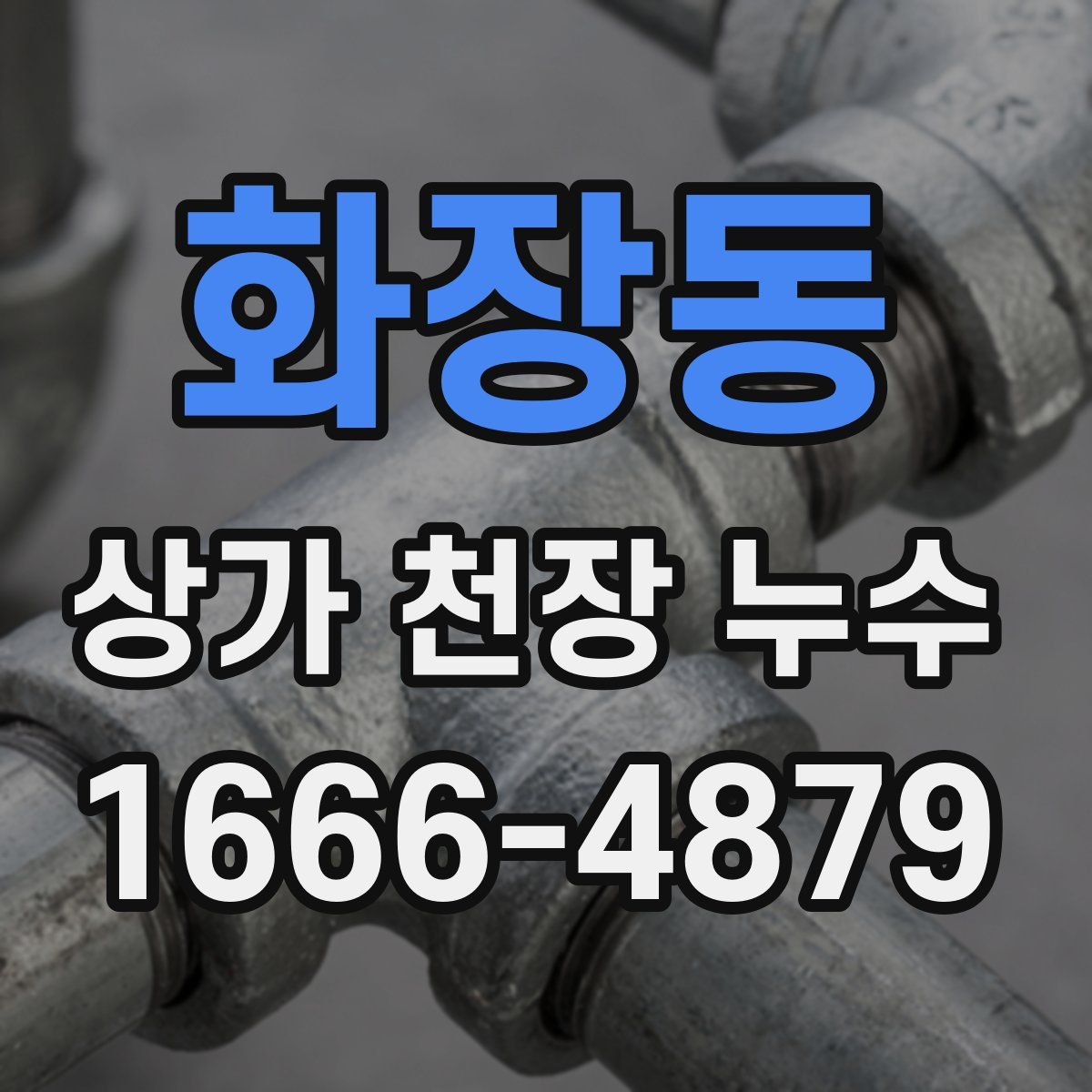화장동 상가 천장 누수