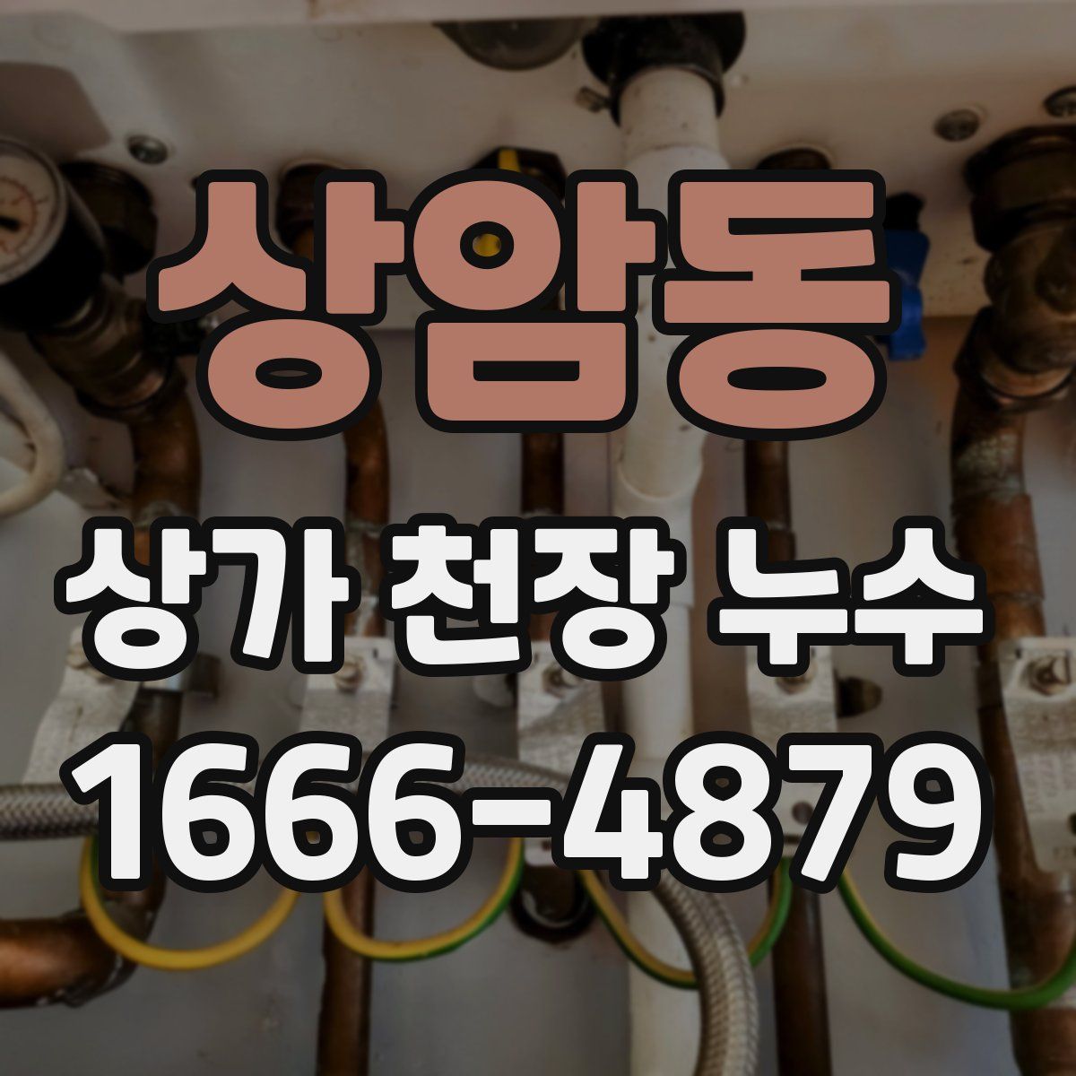 상암동 상가 천장 누수