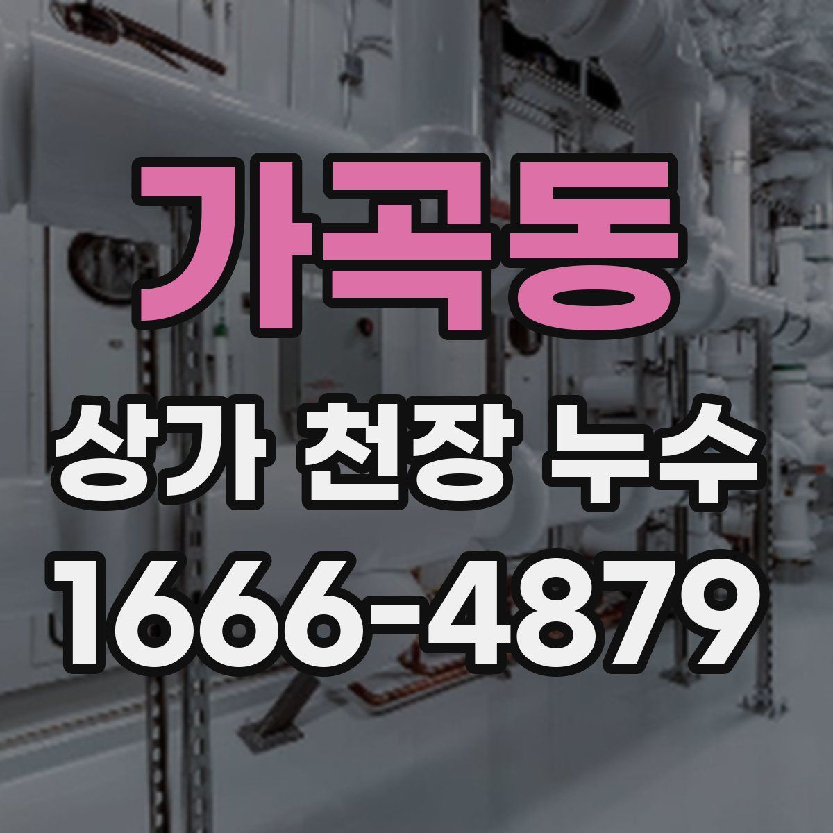 가곡동 상가 천장 누수