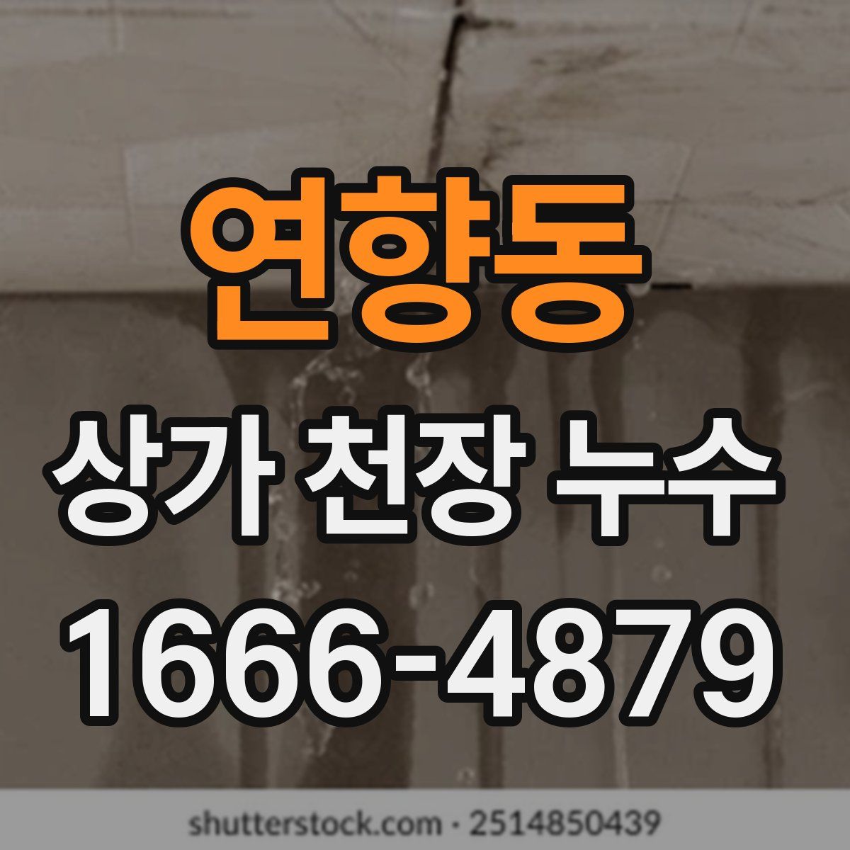 연향동 상가 천장 누수