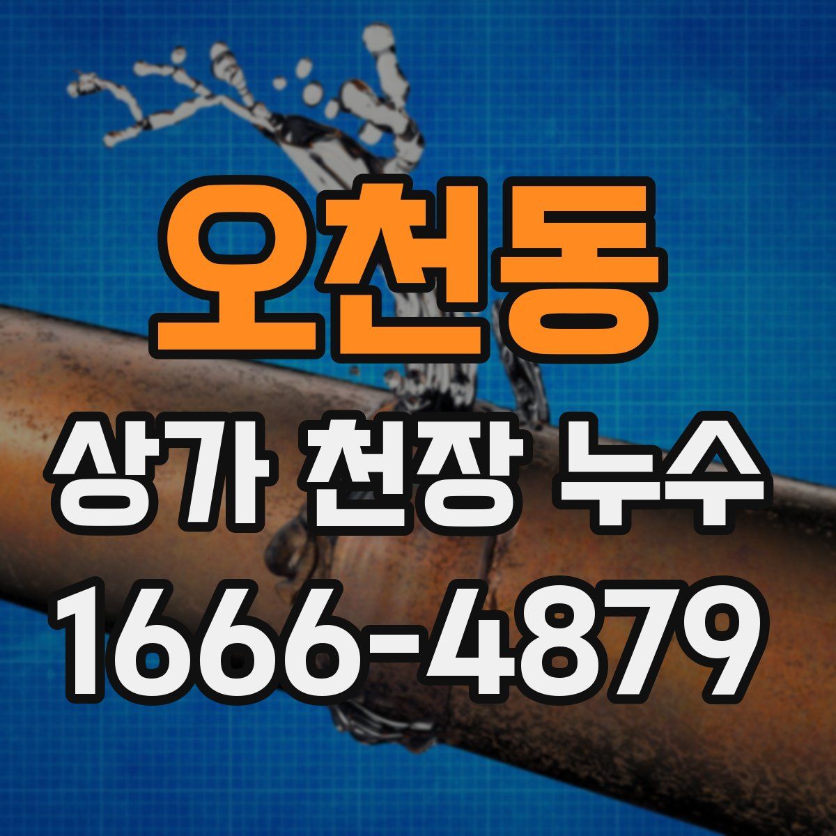 오천동 상가 천장 누수