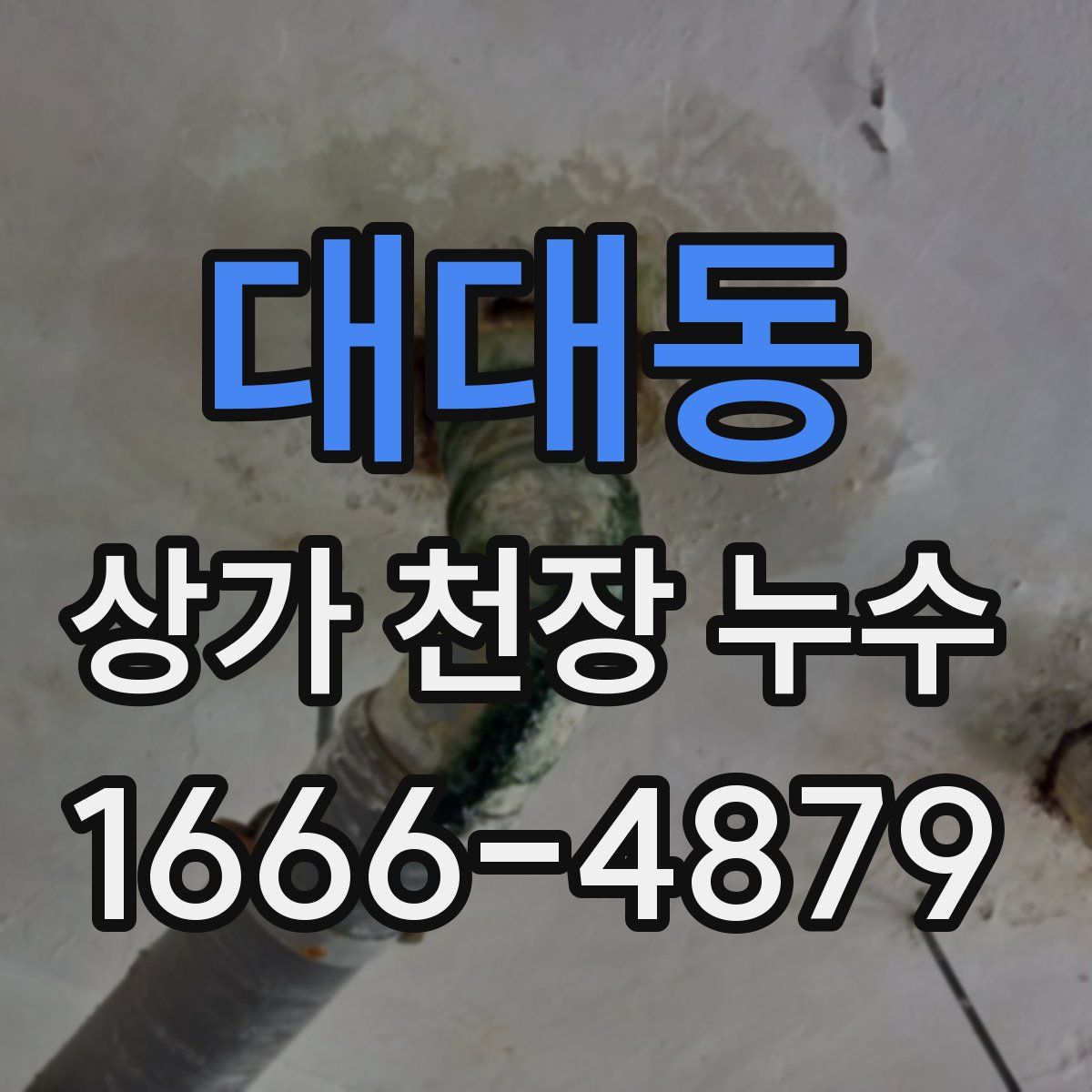 대대동 상가 천장 누수