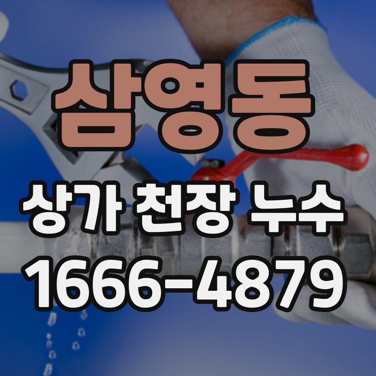 삼영동 상가 천장 누수