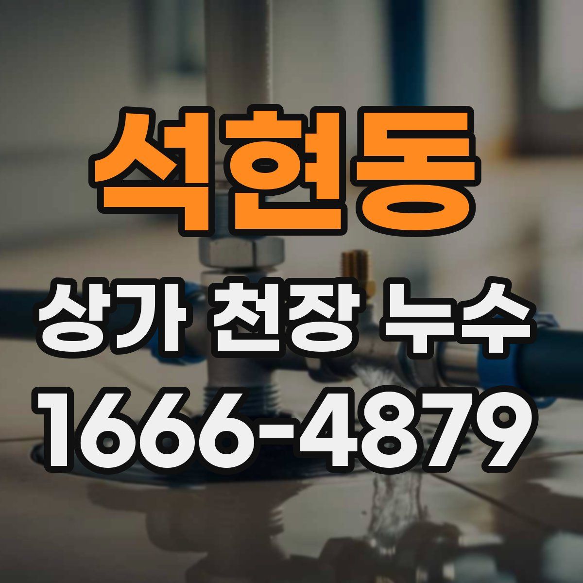 석현동 상가 천장 누수