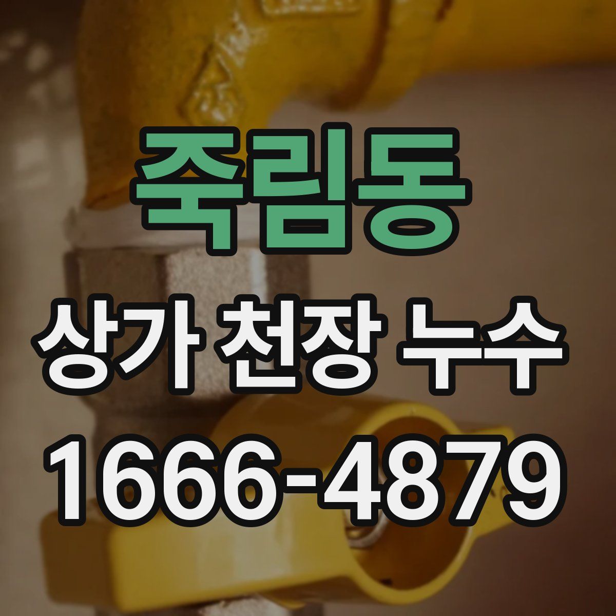죽림동 상가 천장 누수