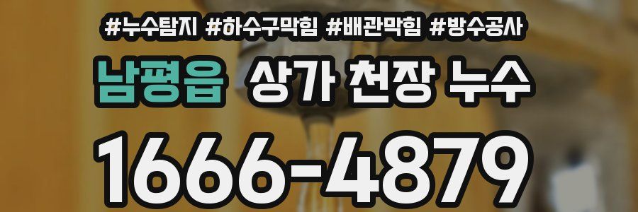 남평읍 상가 천장 누수