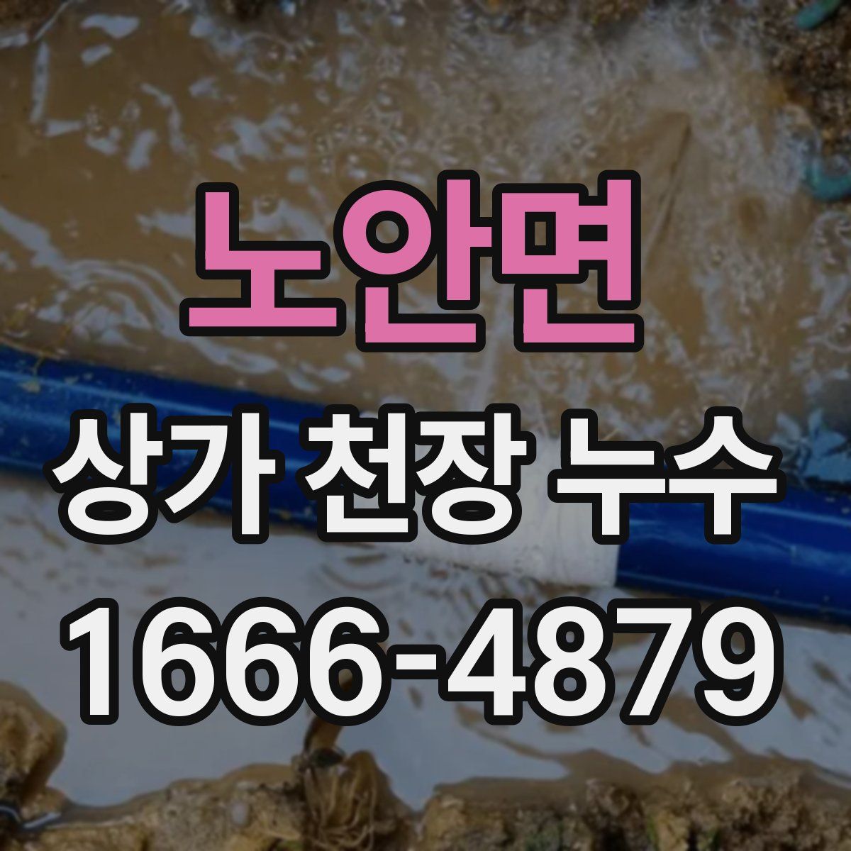 노안면 상가 천장 누수