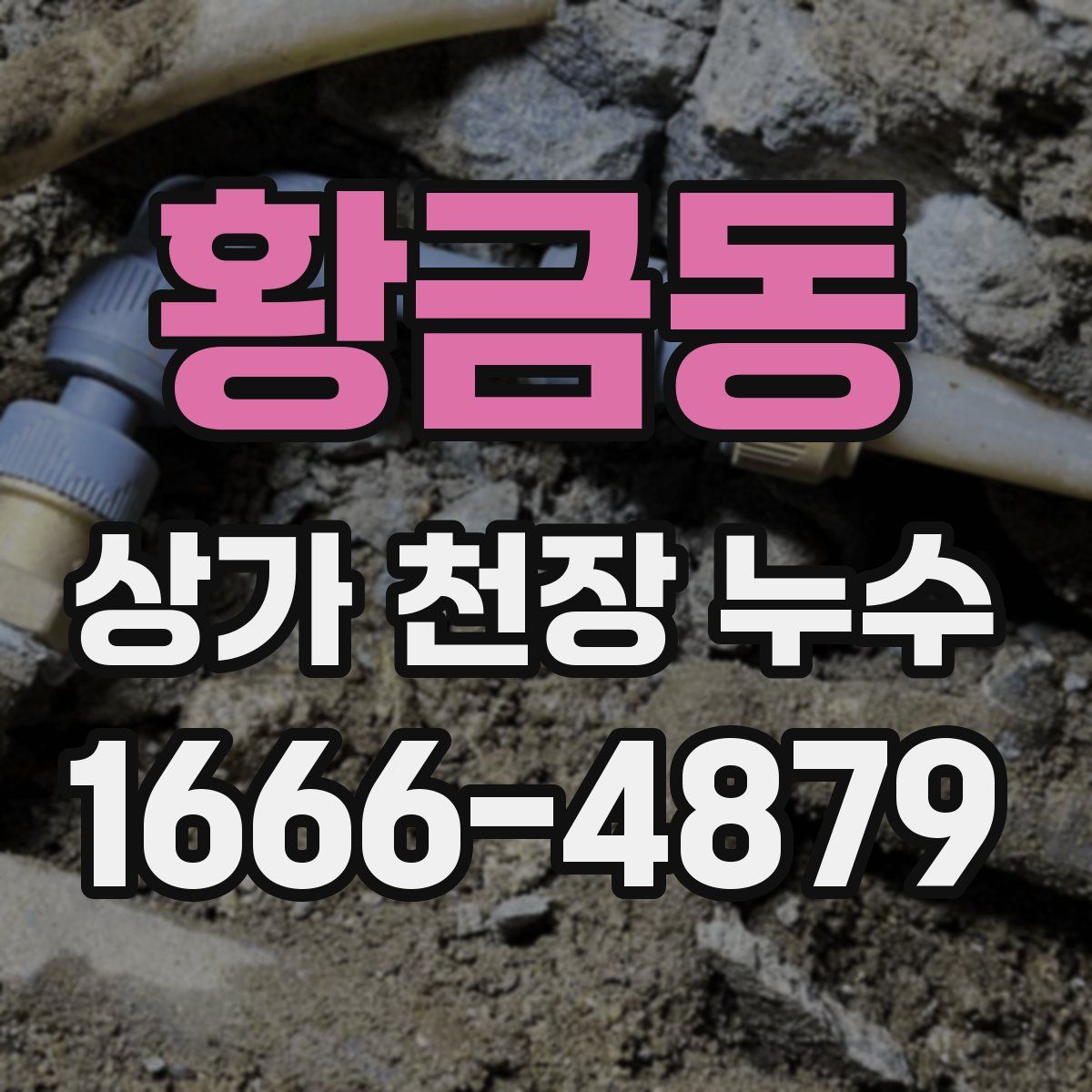 황금동 상가 천장 누수