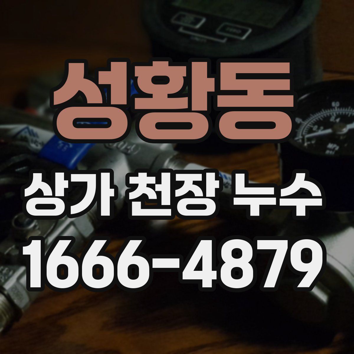 성황동 상가 천장 누수