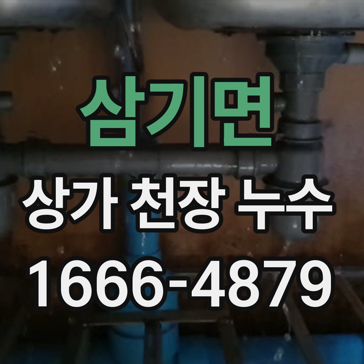 삼기면 상가 천장 누수