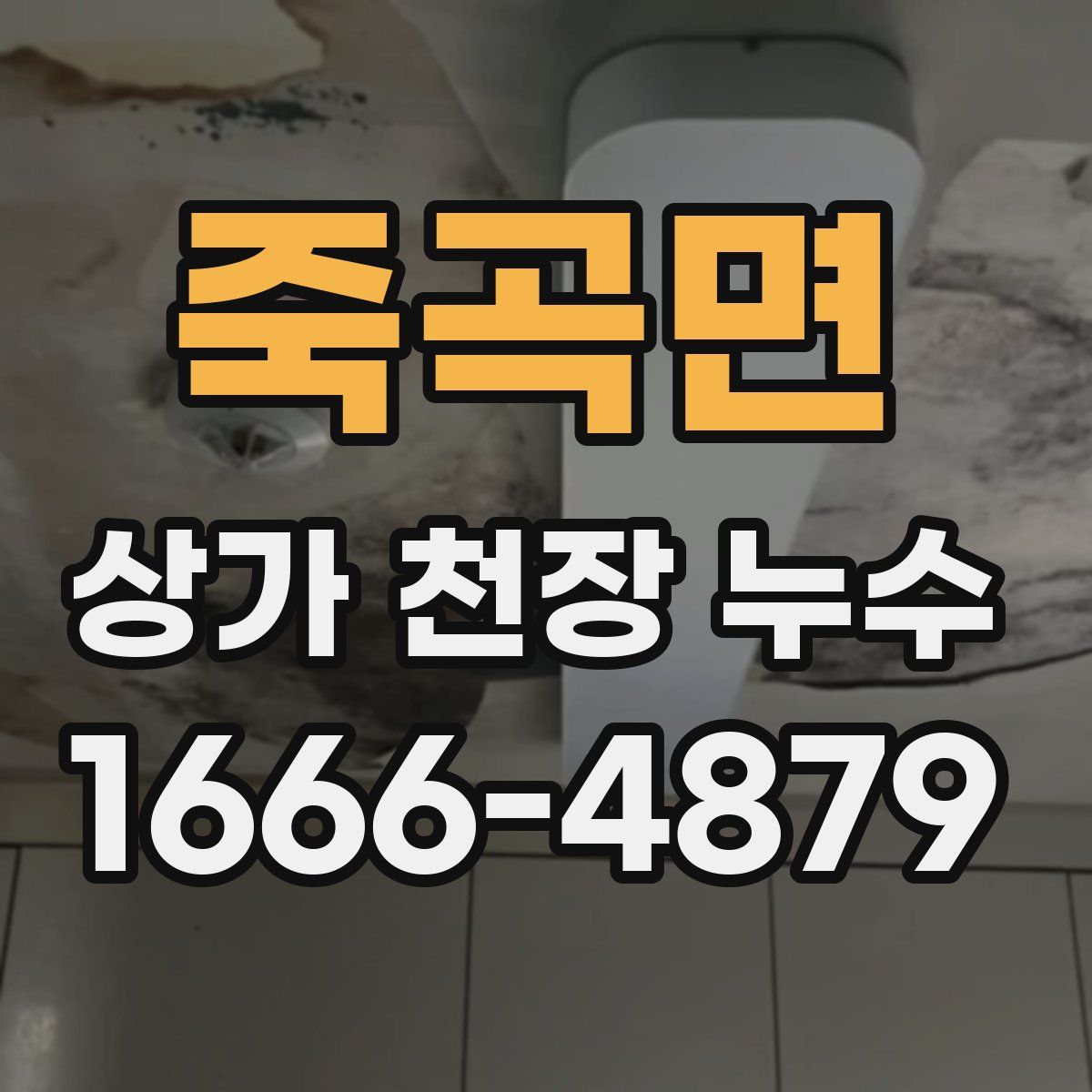 죽곡면 상가 천장 누수
