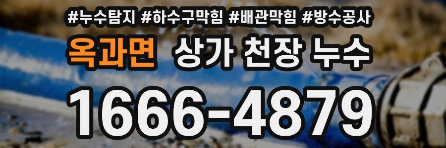 옥과면 상가 천장 누수