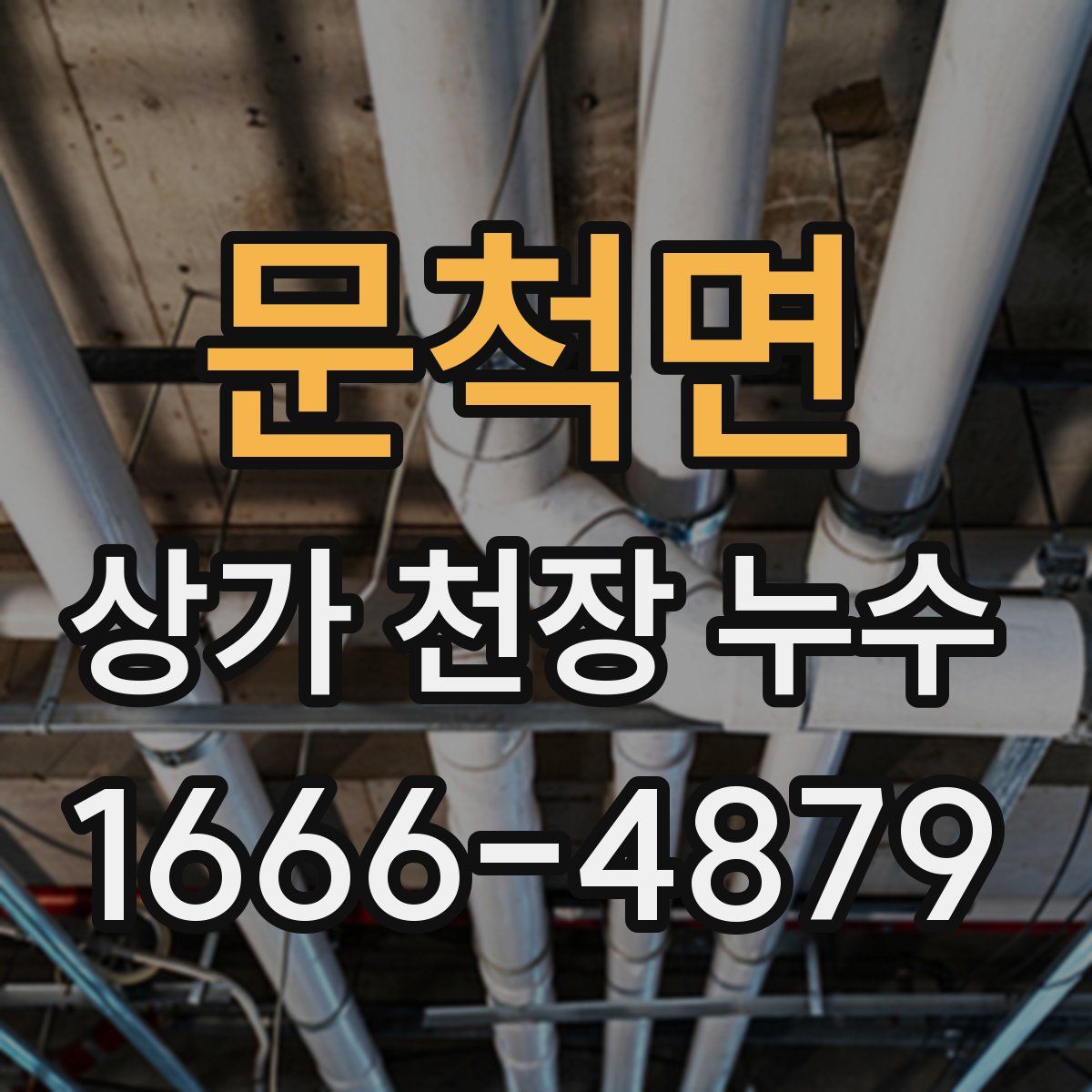 문척면 상가 천장 누수