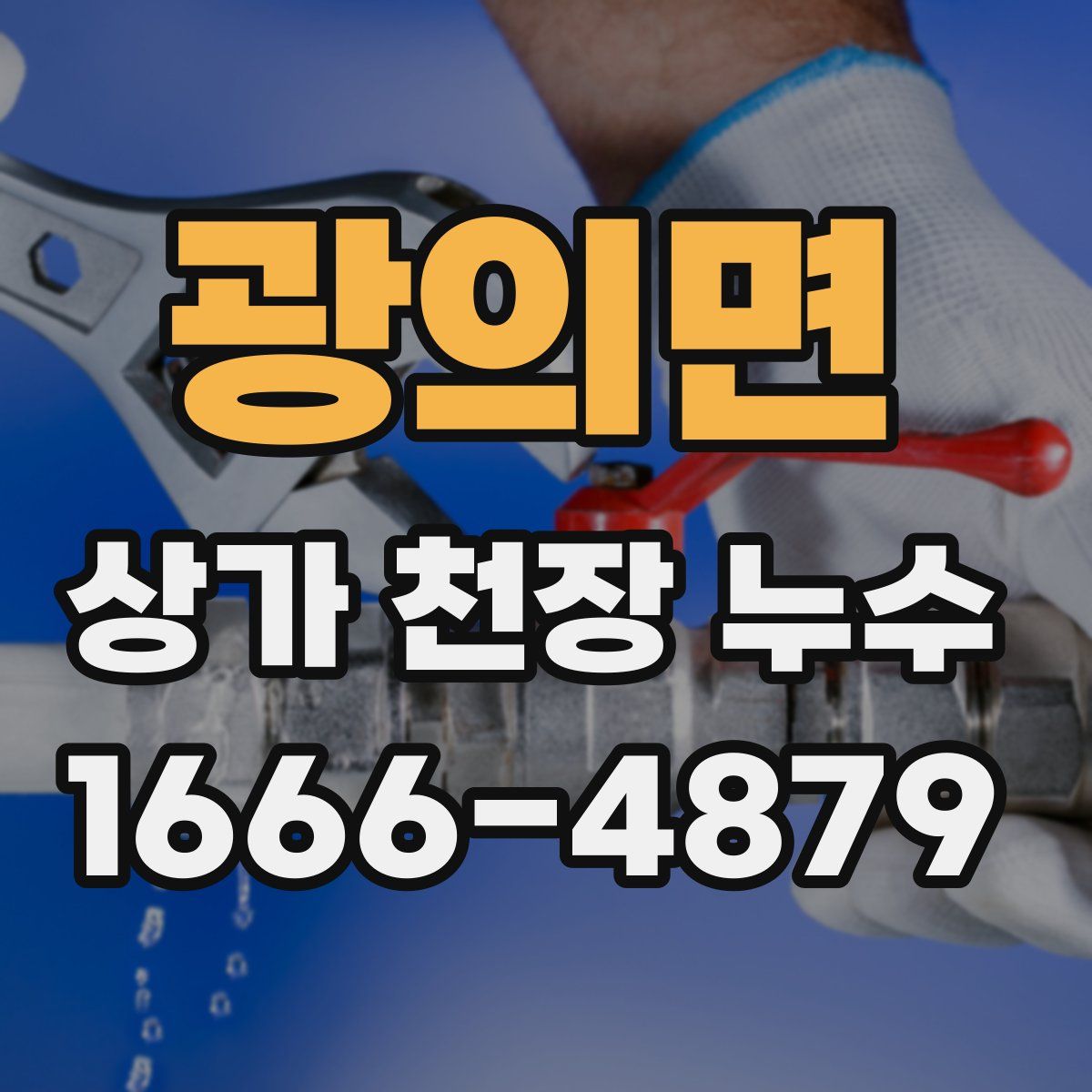 광의면 상가 천장 누수