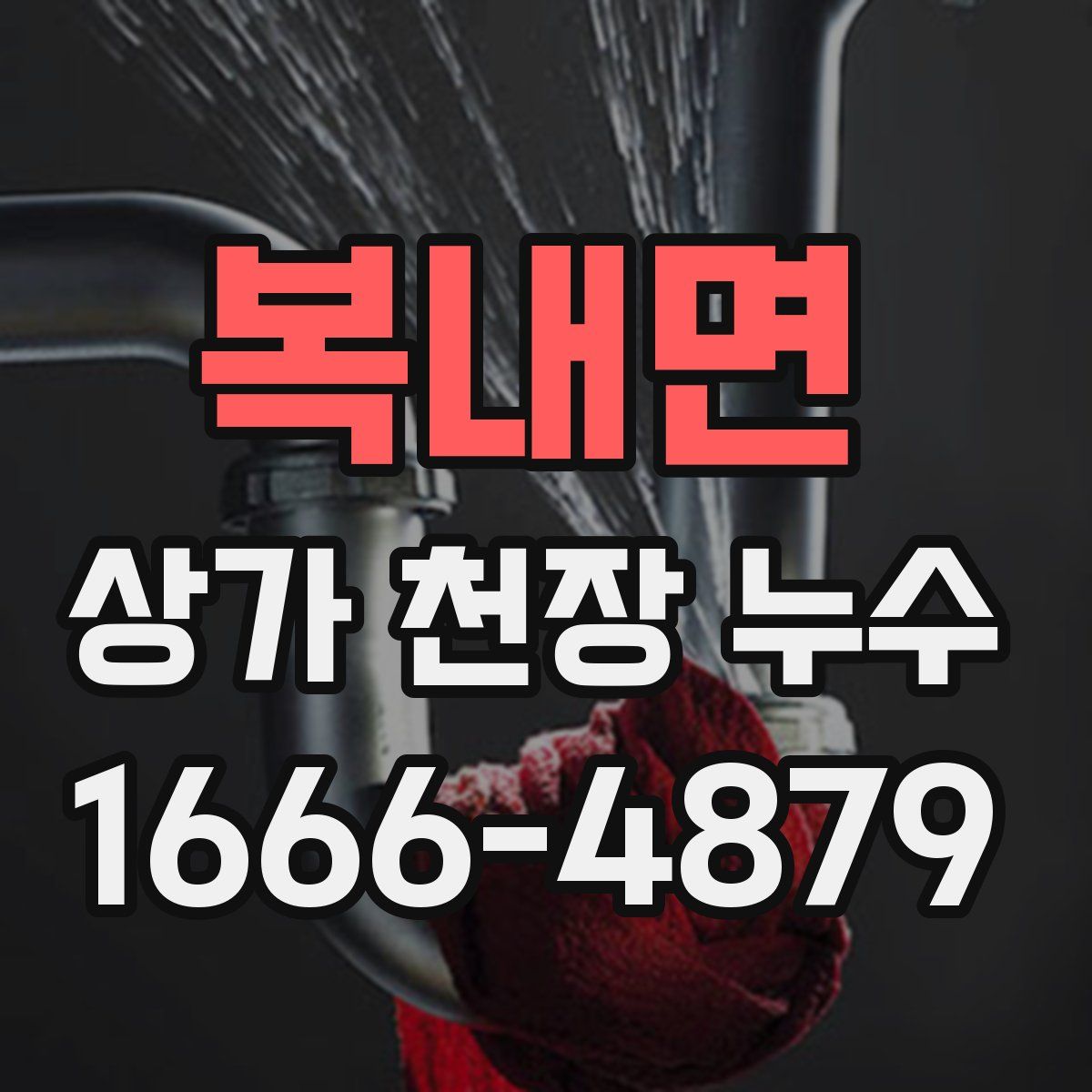 복내면 상가 천장 누수