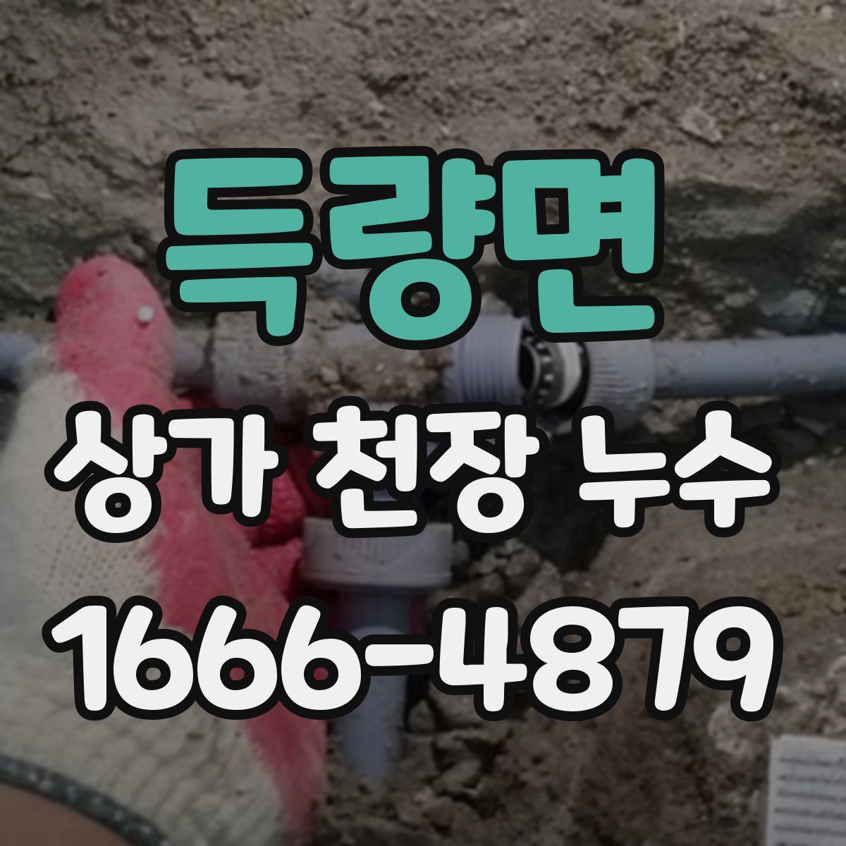 득량면 상가 천장 누수