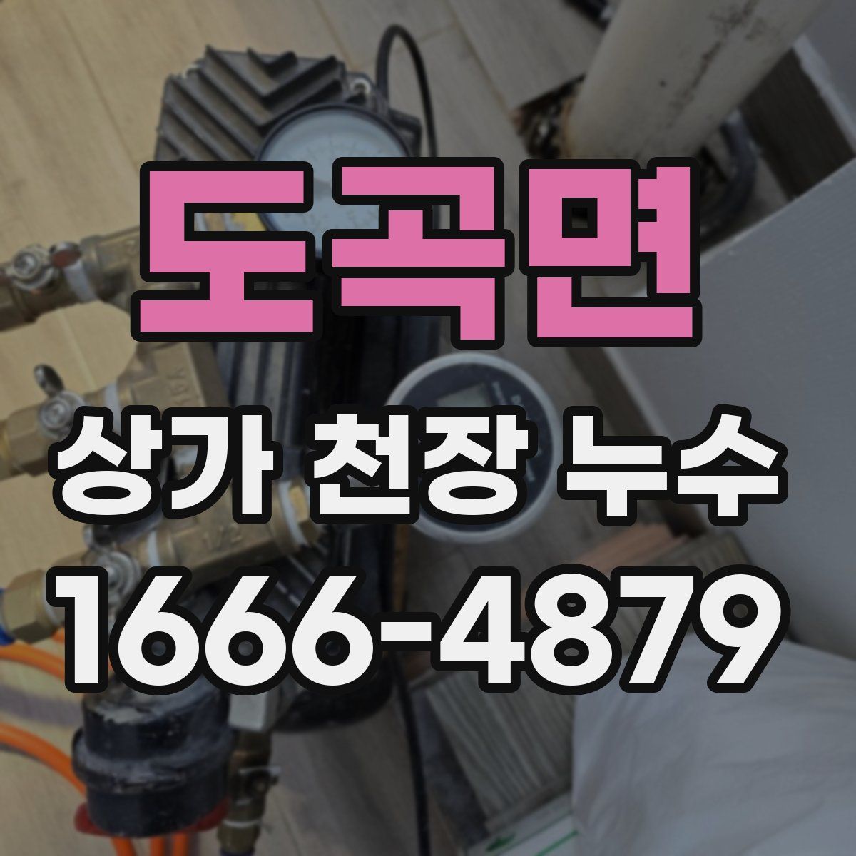도곡면 상가 천장 누수