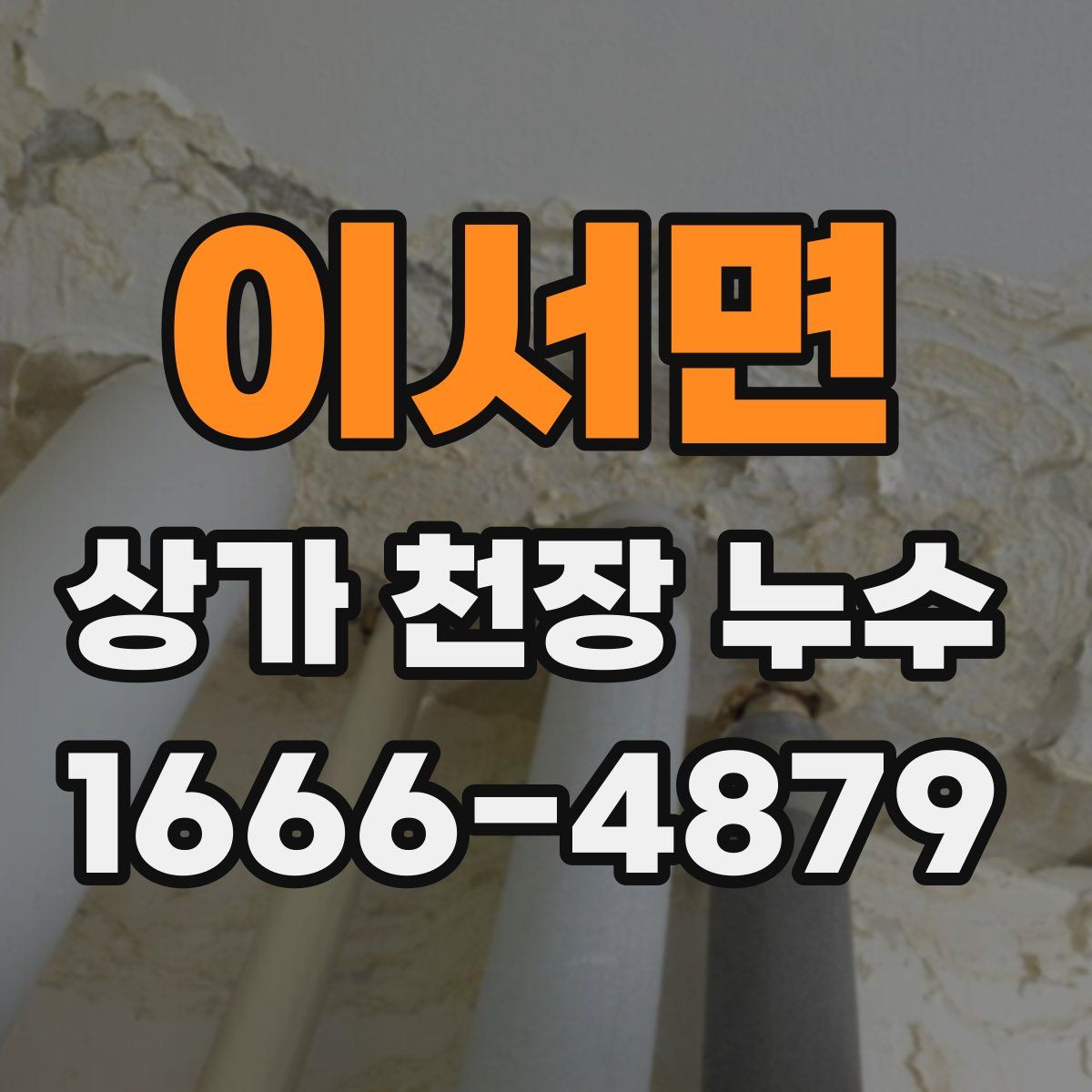 이서면 상가 천장 누수