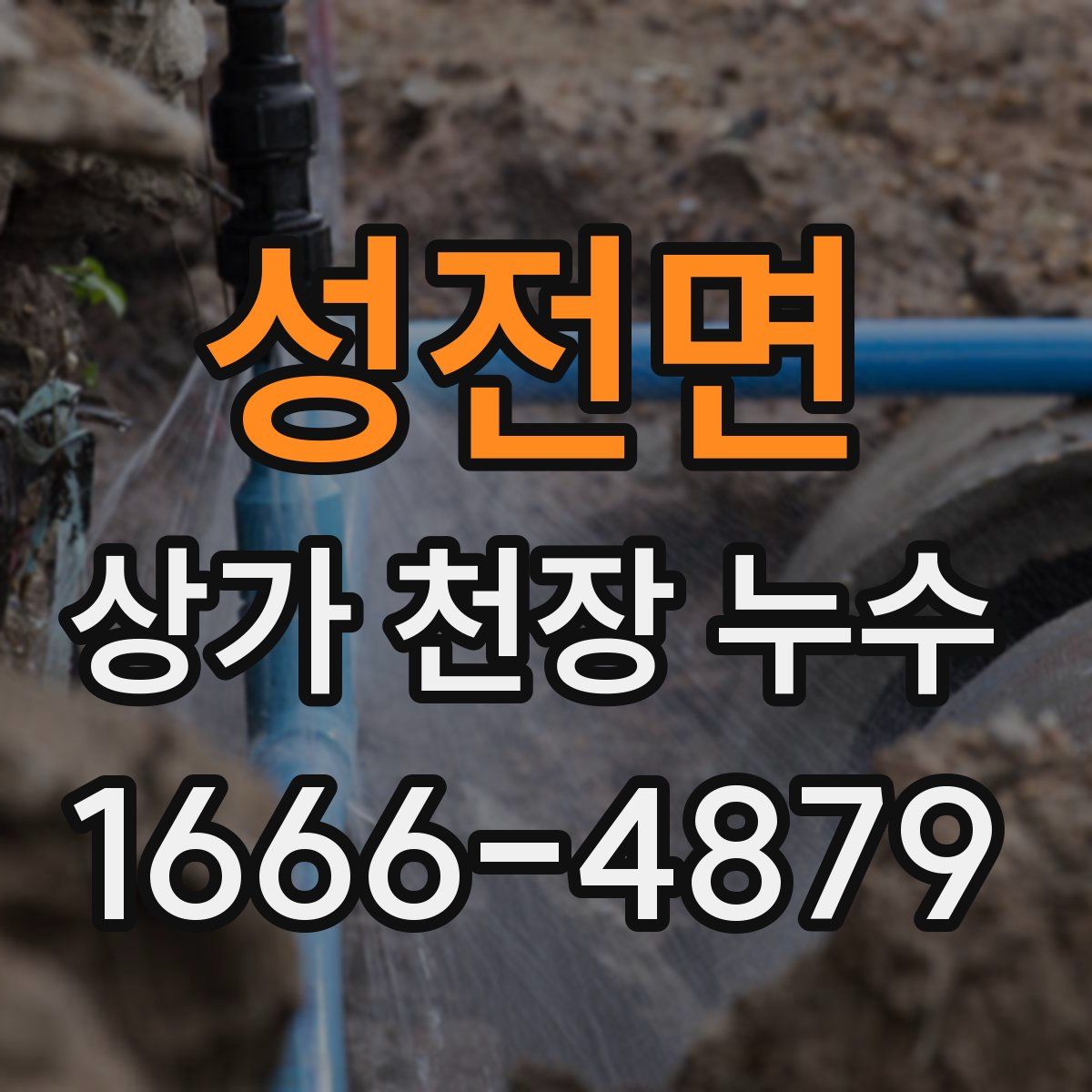 성전면 상가 천장 누수