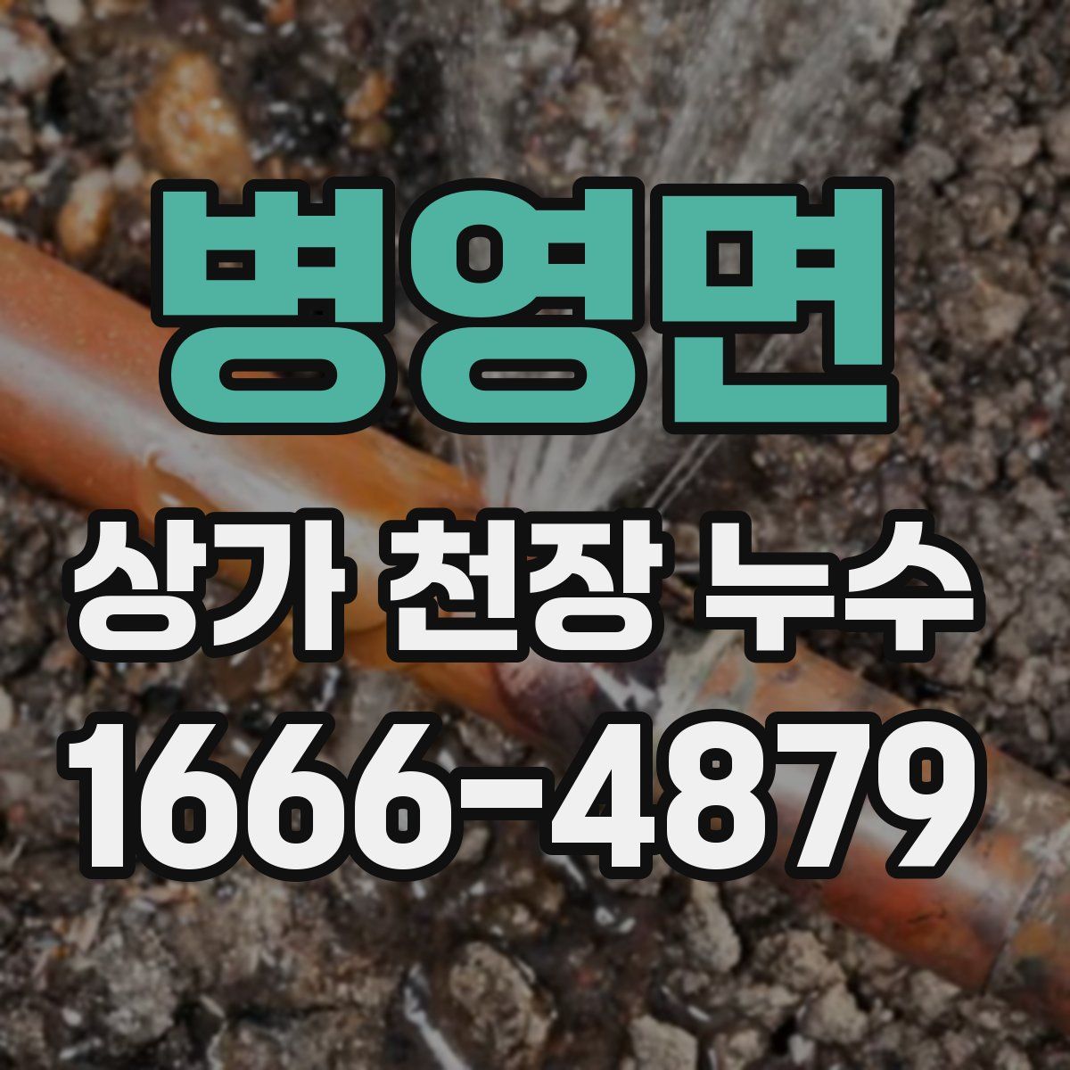 병영면 상가 천장 누수