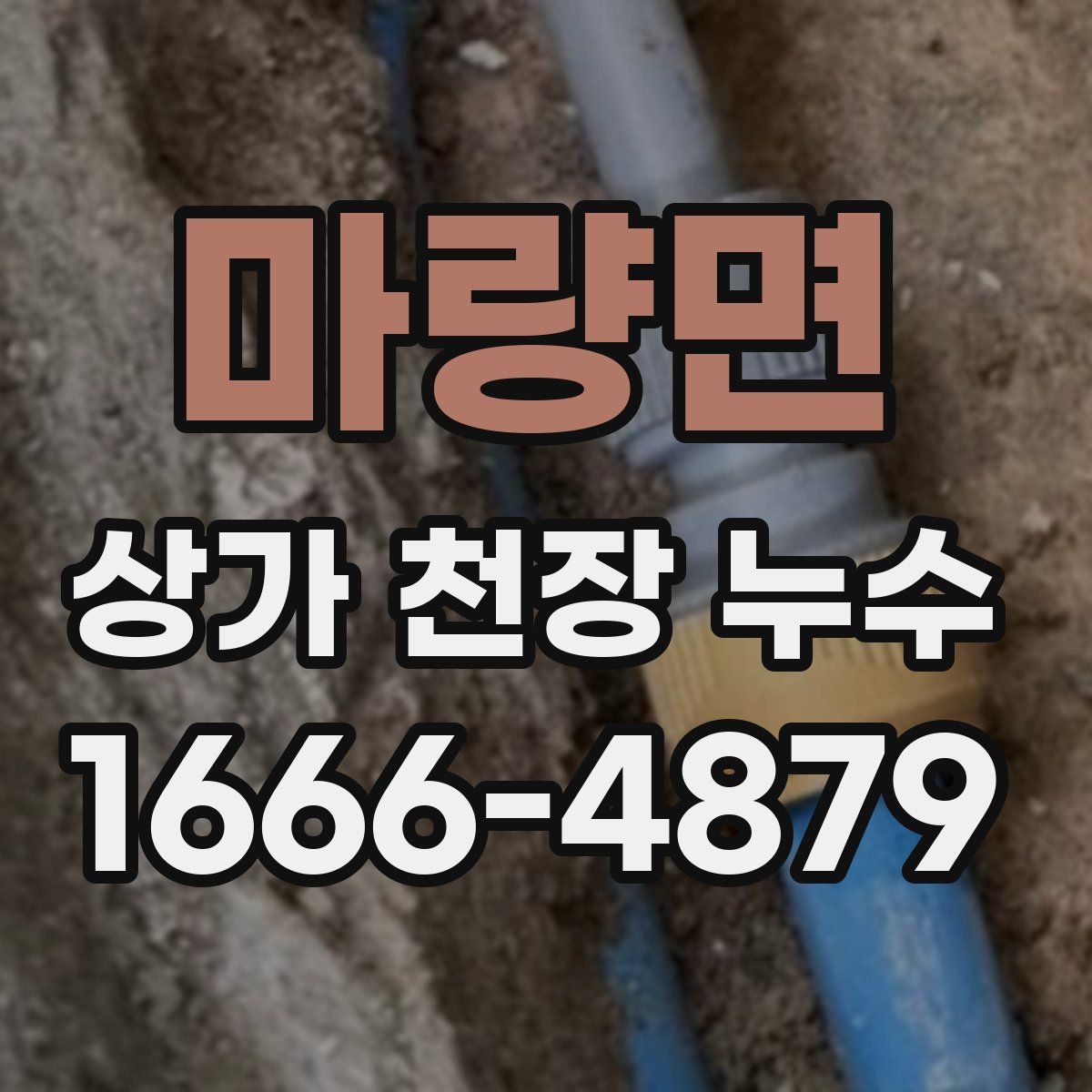 마량면 상가 천장 누수