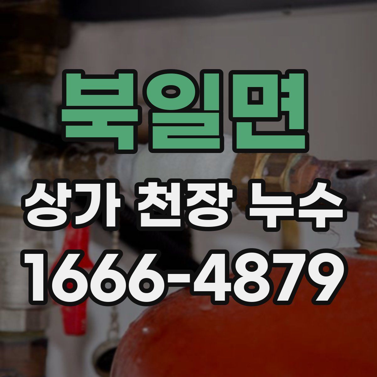 북일면 상가 천장 누수