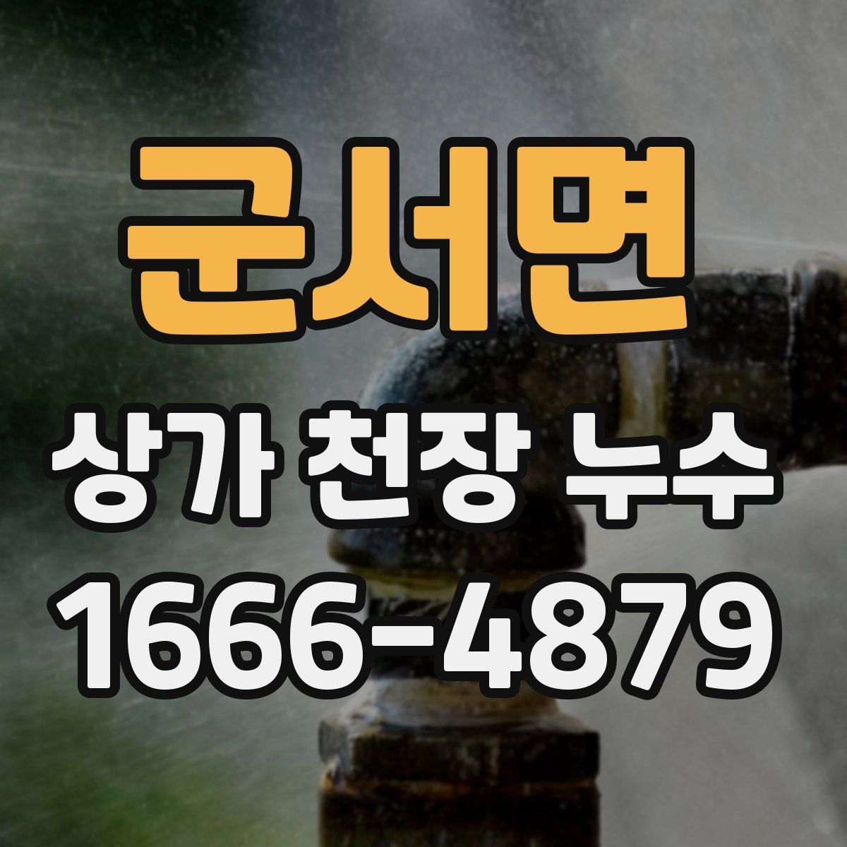 군서면 상가 천장 누수