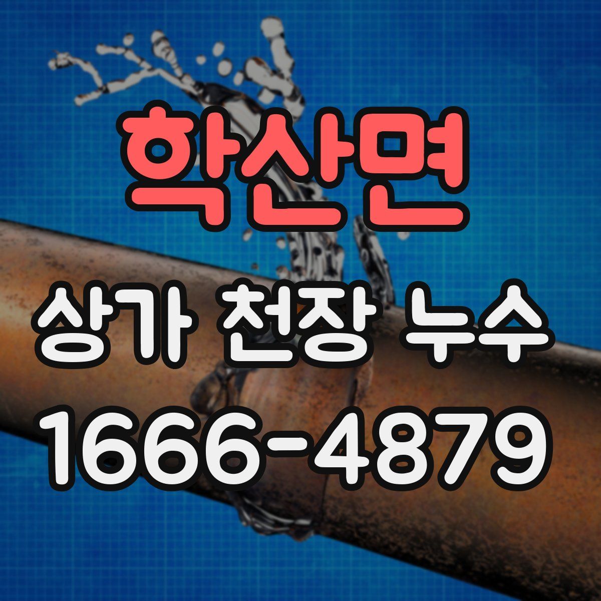 학산면 상가 천장 누수