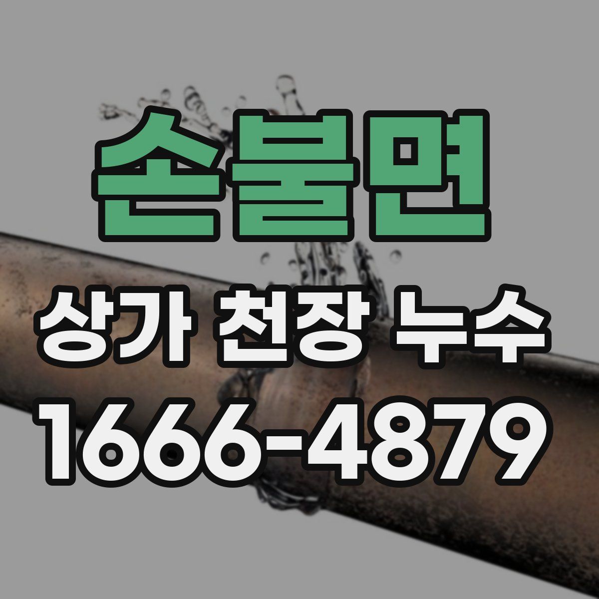 손불면 상가 천장 누수