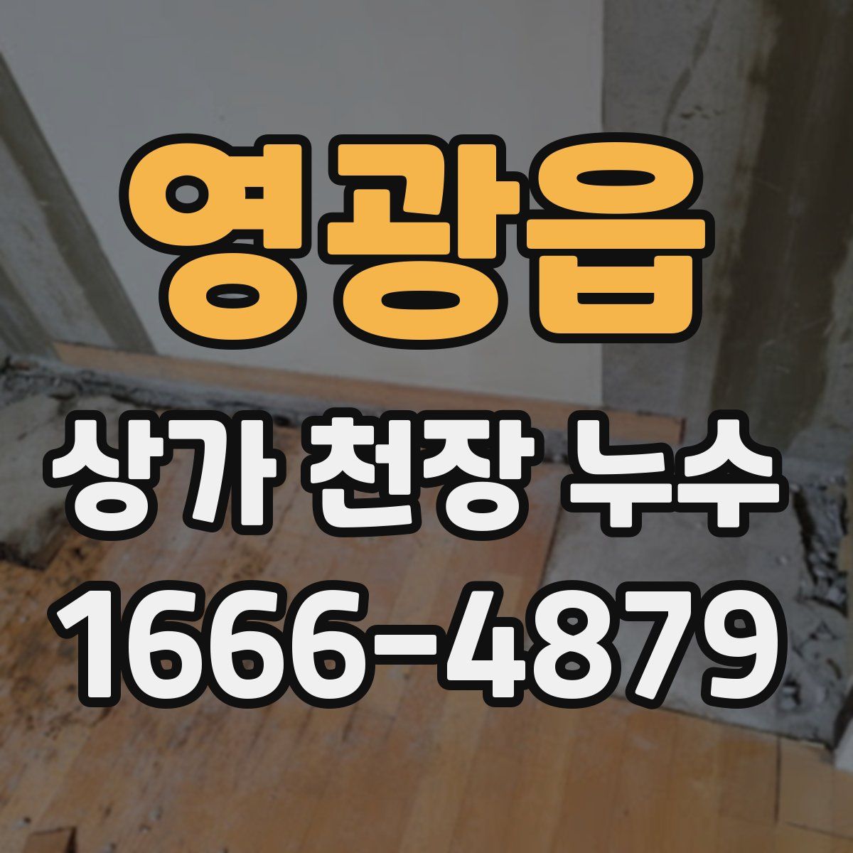 영광읍 상가 천장 누수