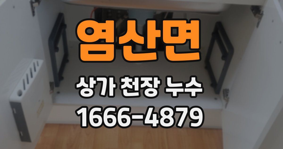 염산면 상가 천장 누수