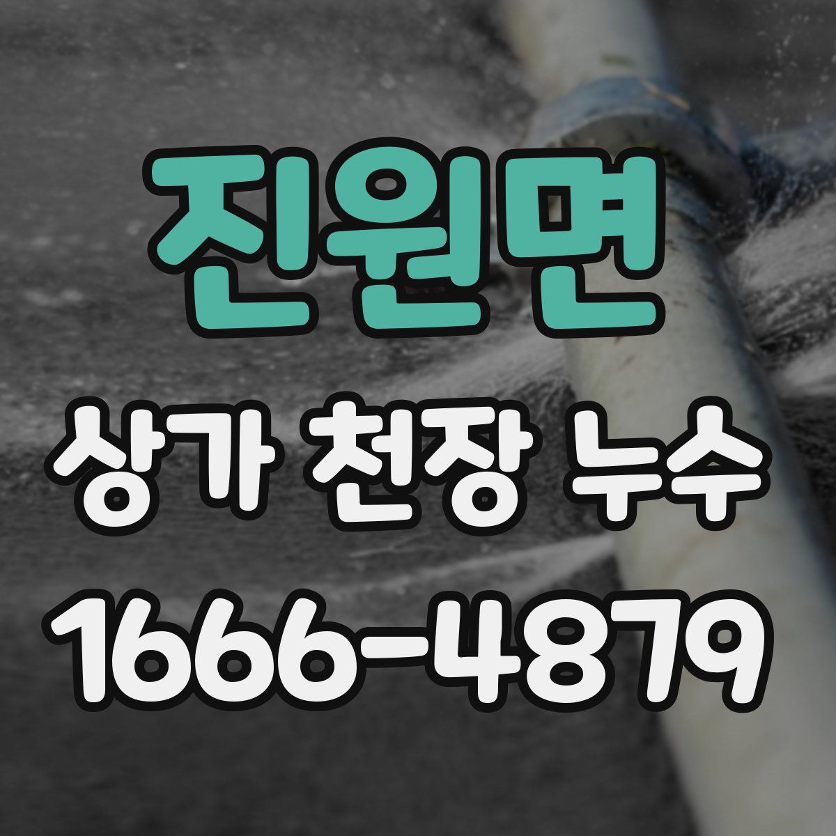 진원면 상가 천장 누수