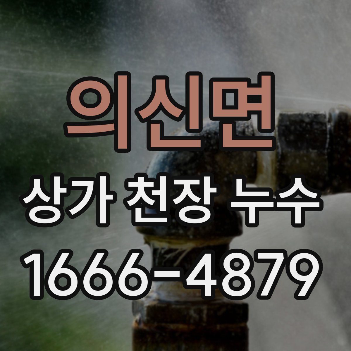 의신면 상가 천장 누수