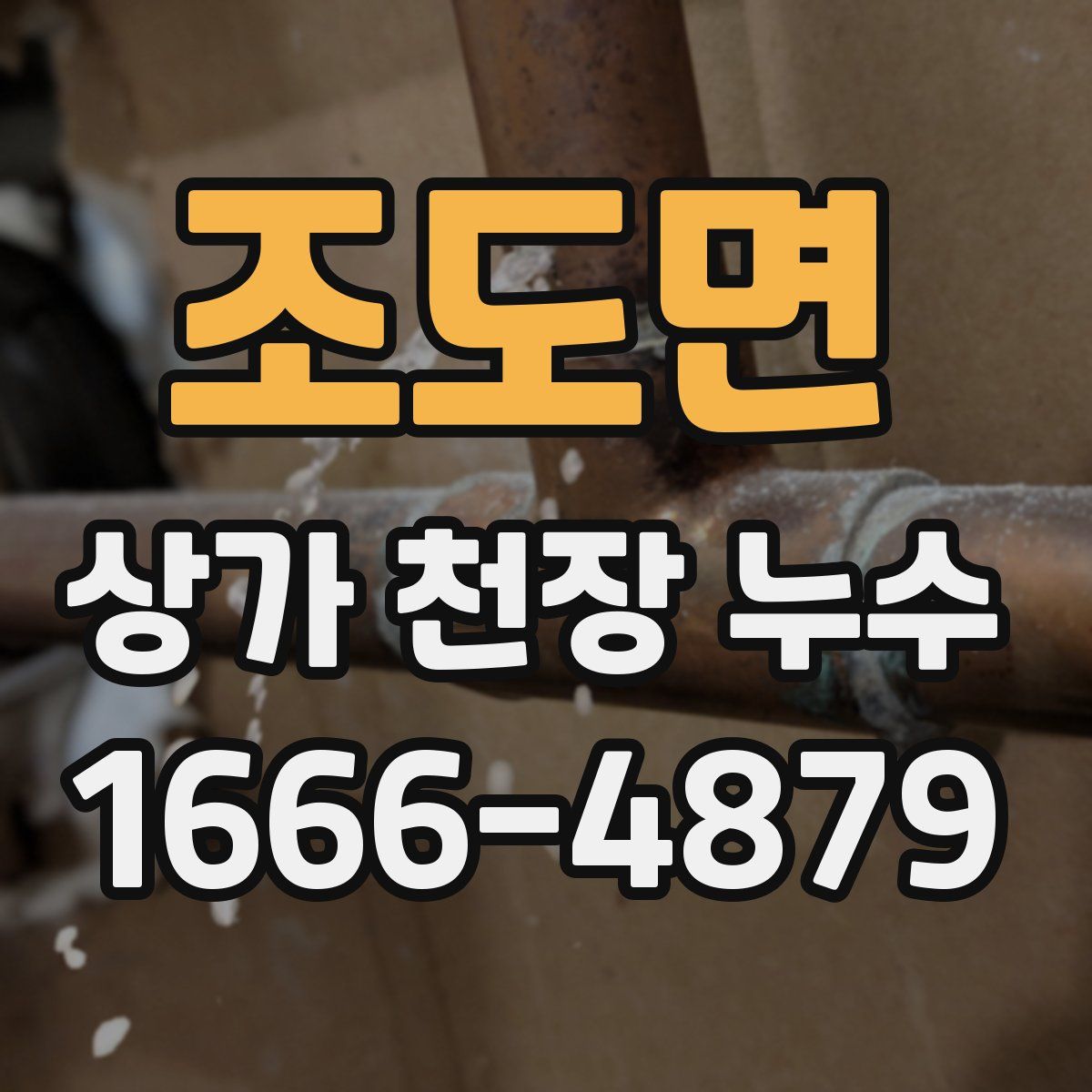 조도면 상가 천장 누수