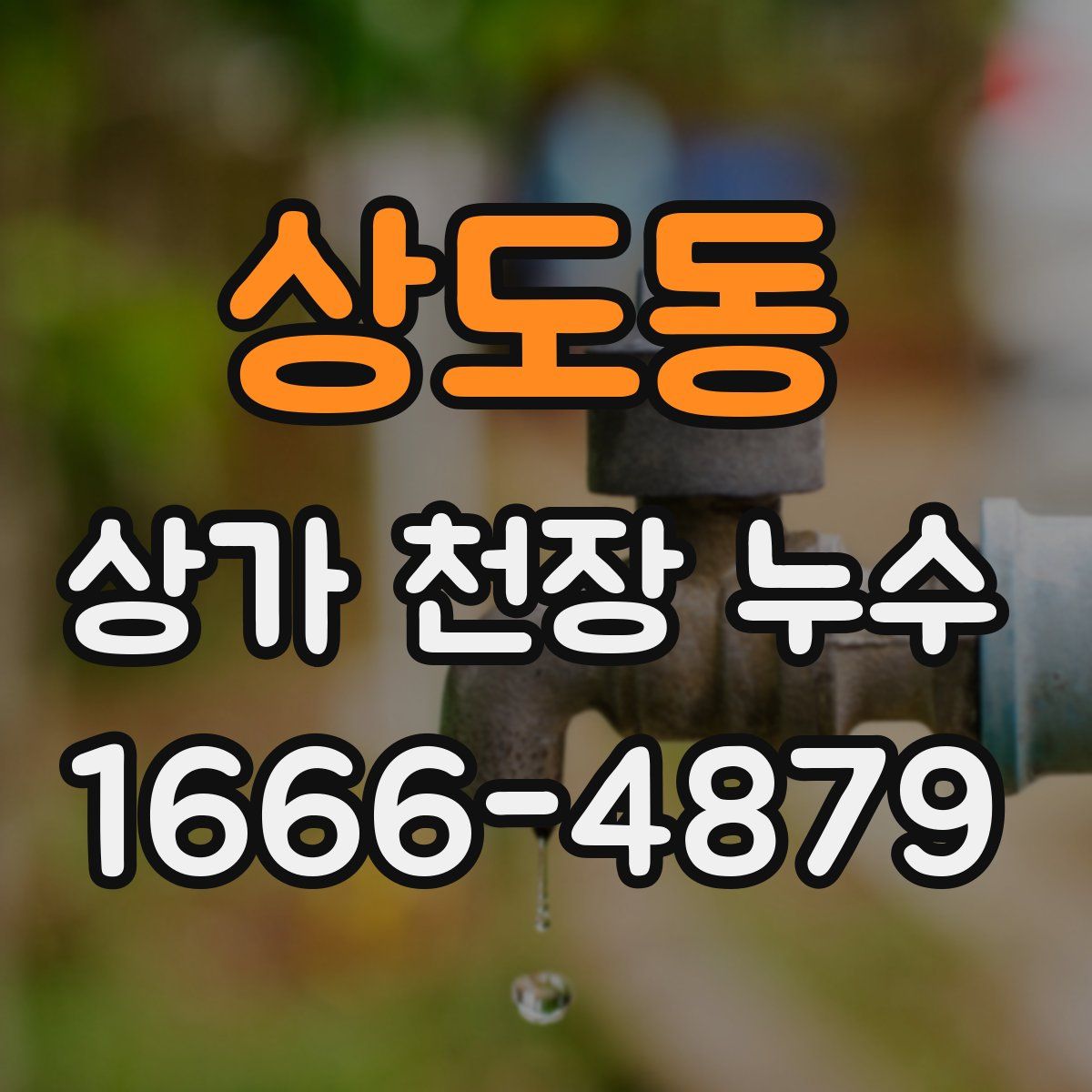 상도동 상가 천장 누수