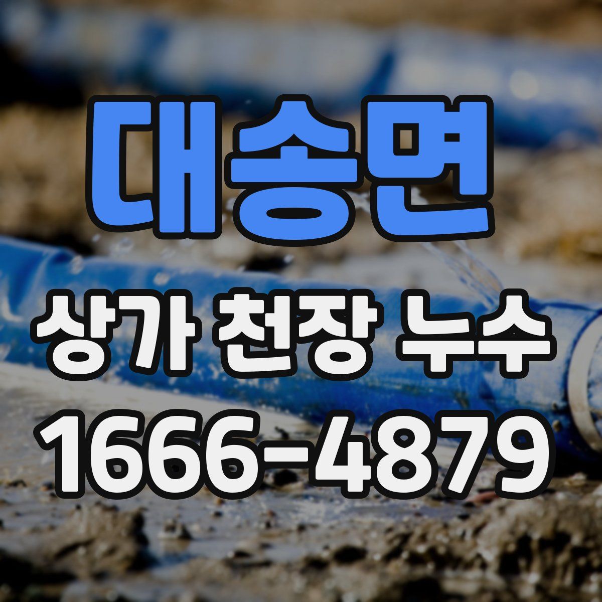대송면 상가 천장 누수