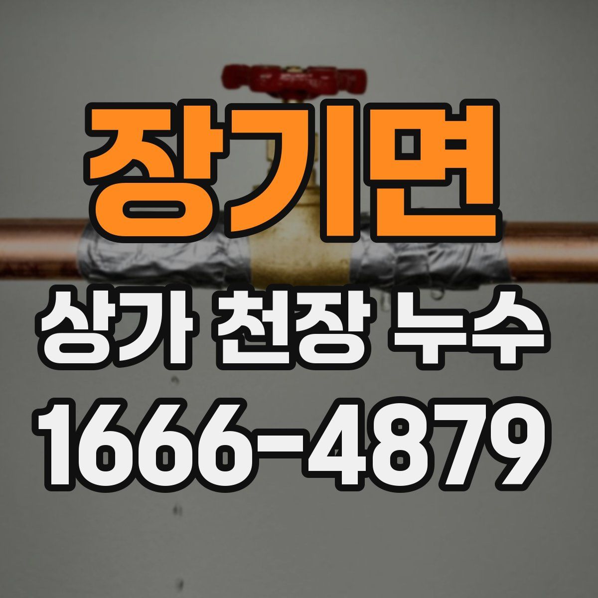 장기면 상가 천장 누수