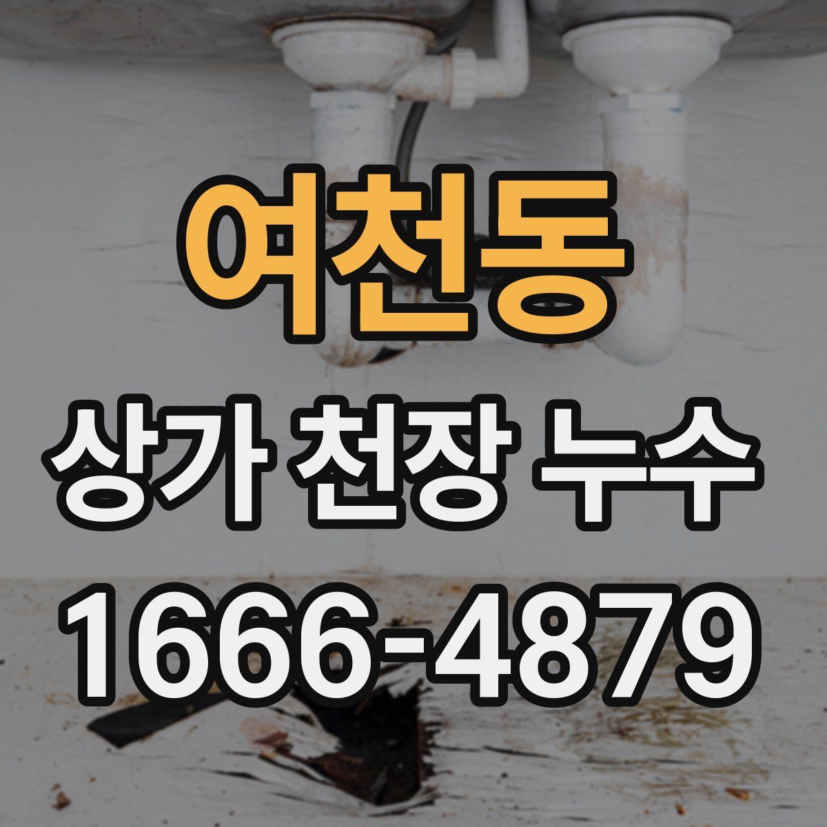여천동 상가 천장 누수