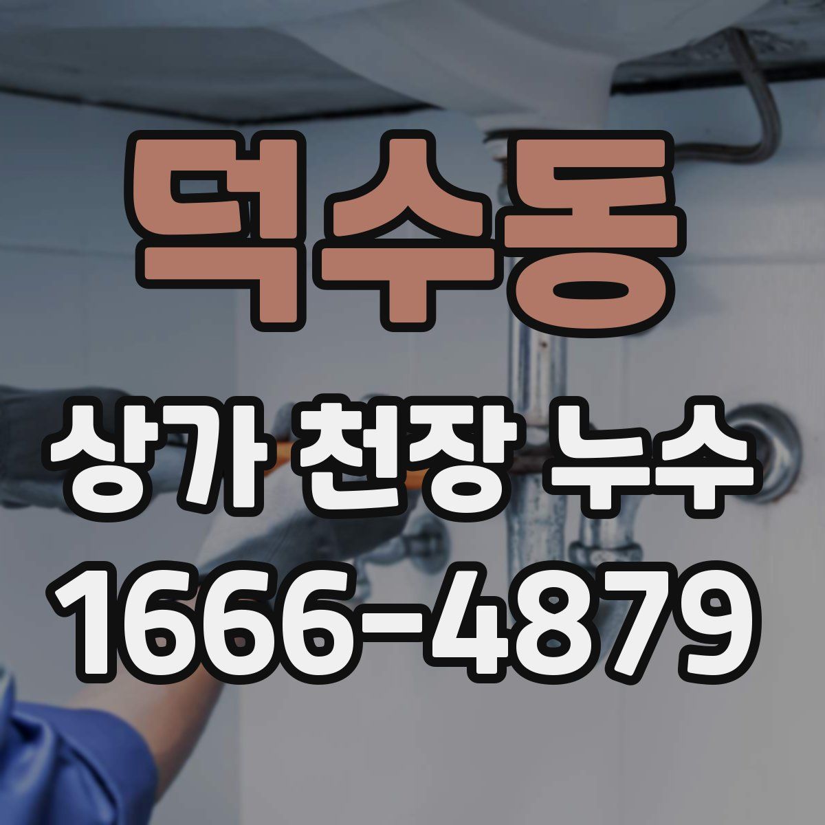 덕수동 상가 천장 누수