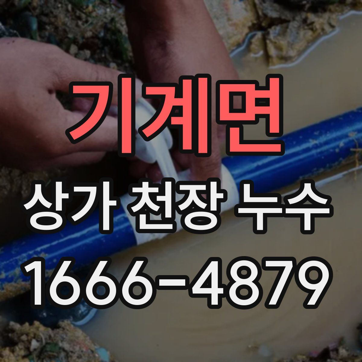 기계면 상가 천장 누수