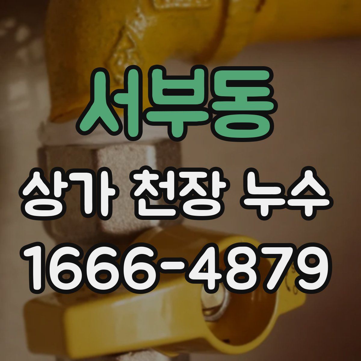 서부동 상가 천장 누수