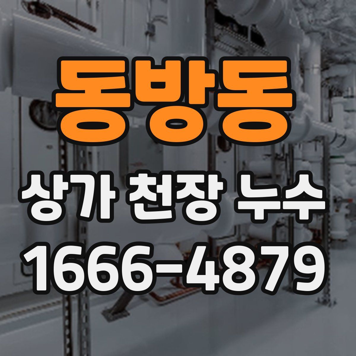 동방동 상가 천장 누수
