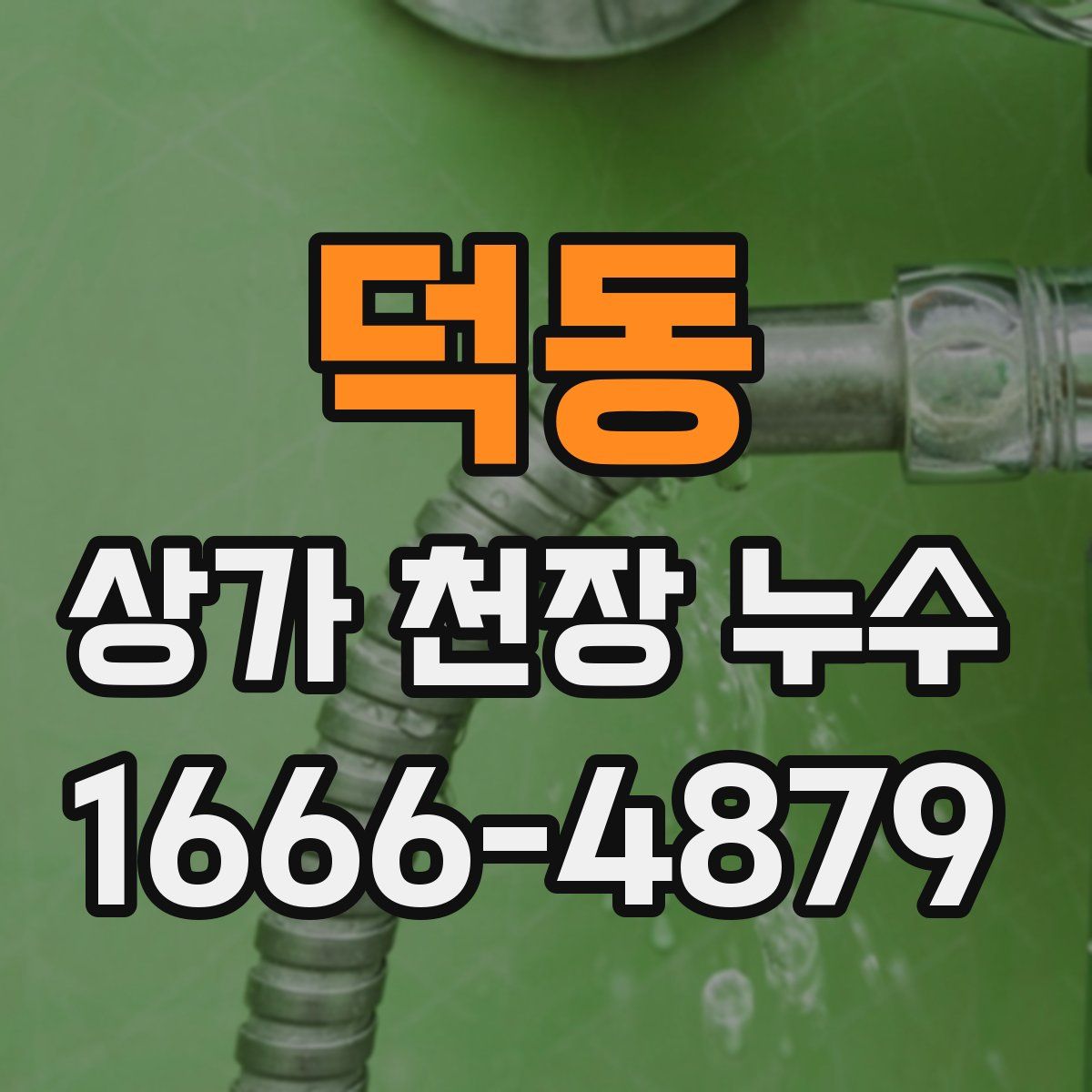 덕동 상가 천장 누수