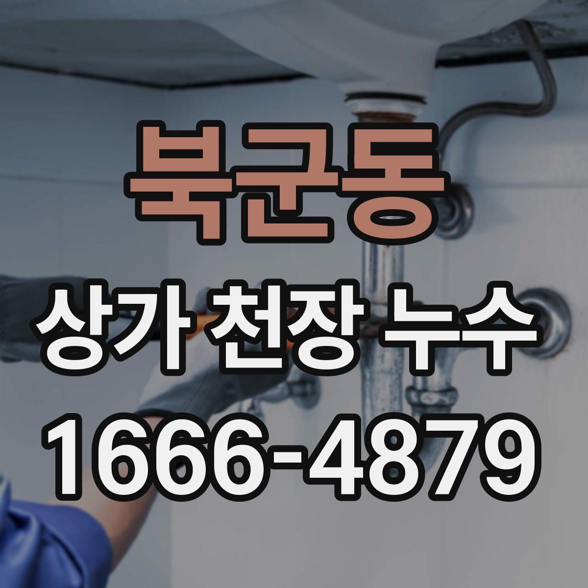 북군동 상가 천장 누수