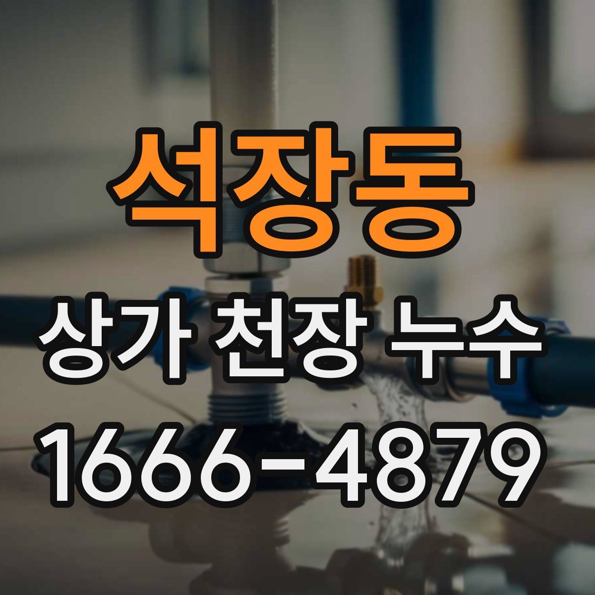 석장동 상가 천장 누수