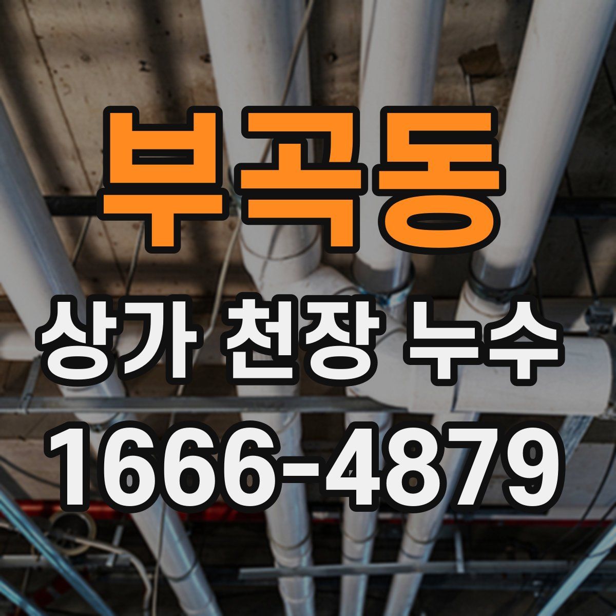 부곡동 상가 천장 누수