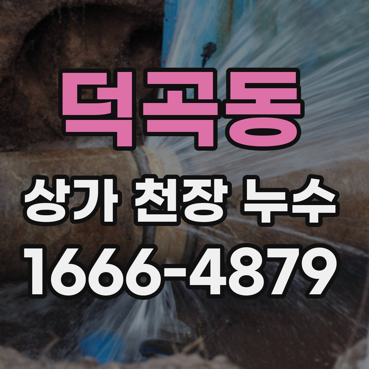 덕곡동 상가 천장 누수