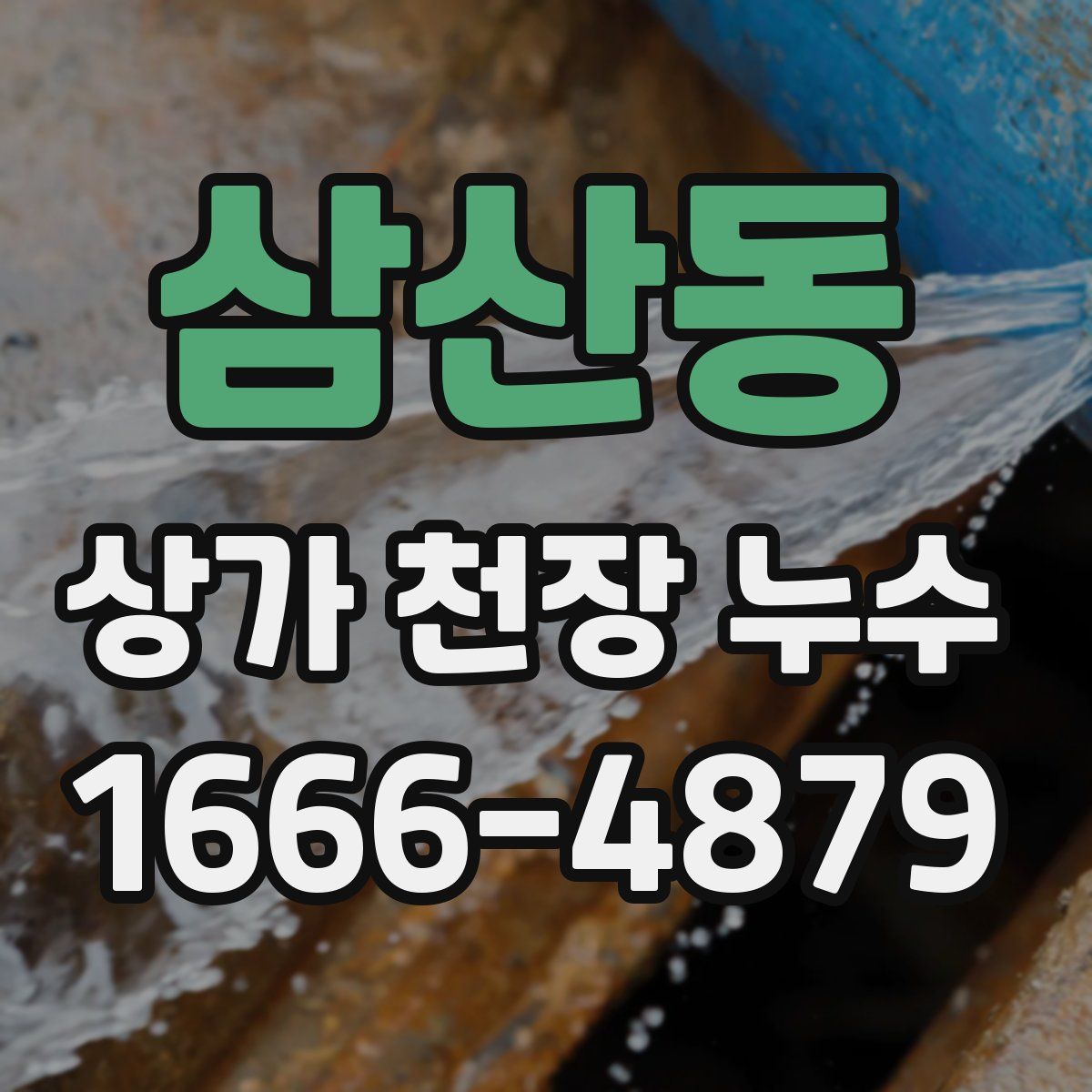 삼산동 상가 천장 누수