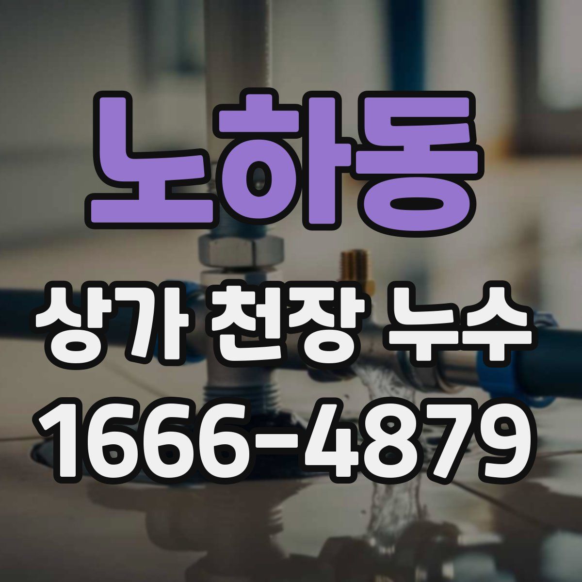 노하동 상가 천장 누수