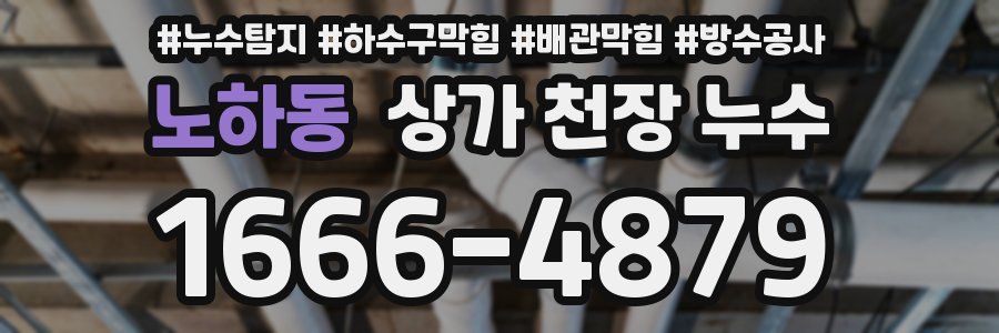 노하동 상가 천장 누수